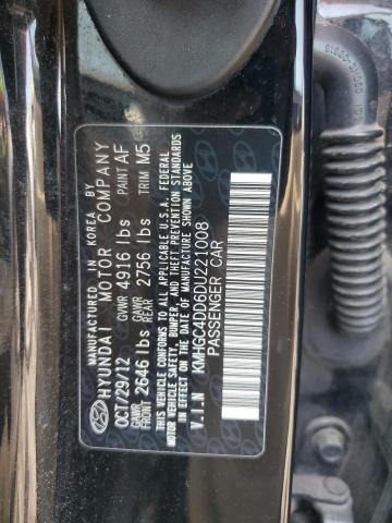 2013 HYUNDAI GENESIS 3.8L  