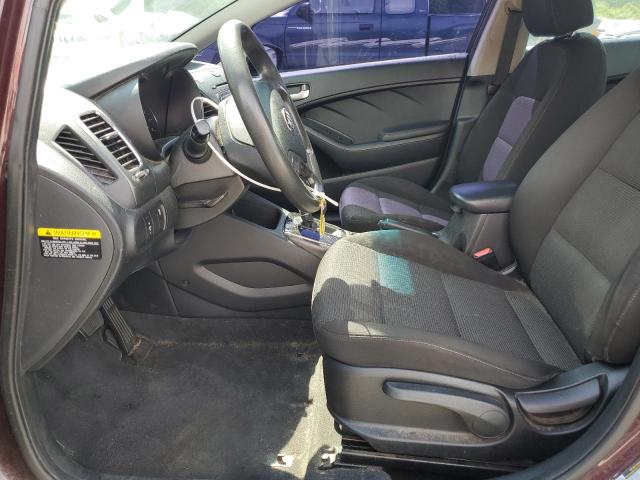  KIA FORTE 2017 Бургунди