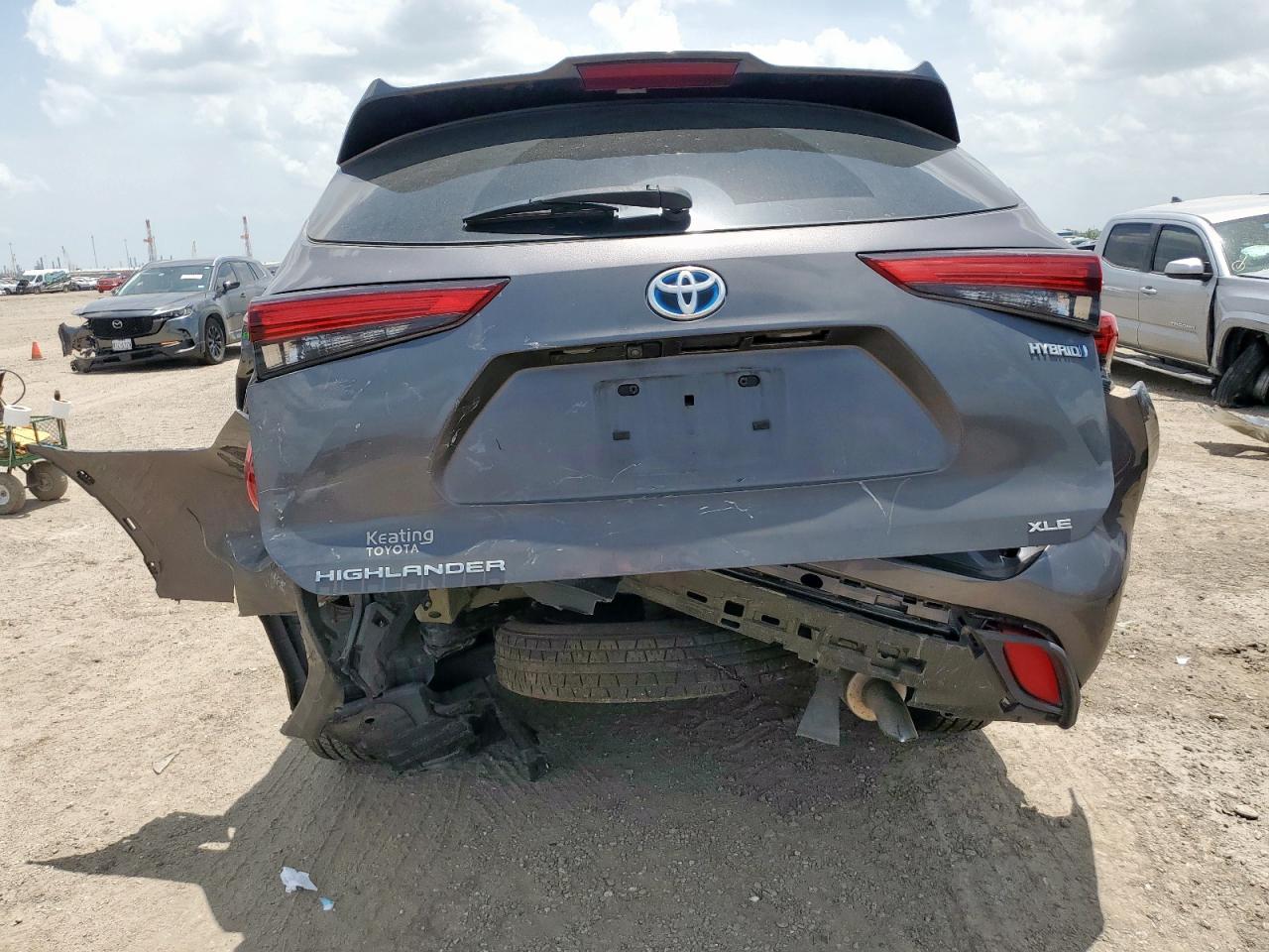 2022 Toyota Highlander Hybrid Xle VIN: 5TDGARAH0NS512415 Lot: 65202075