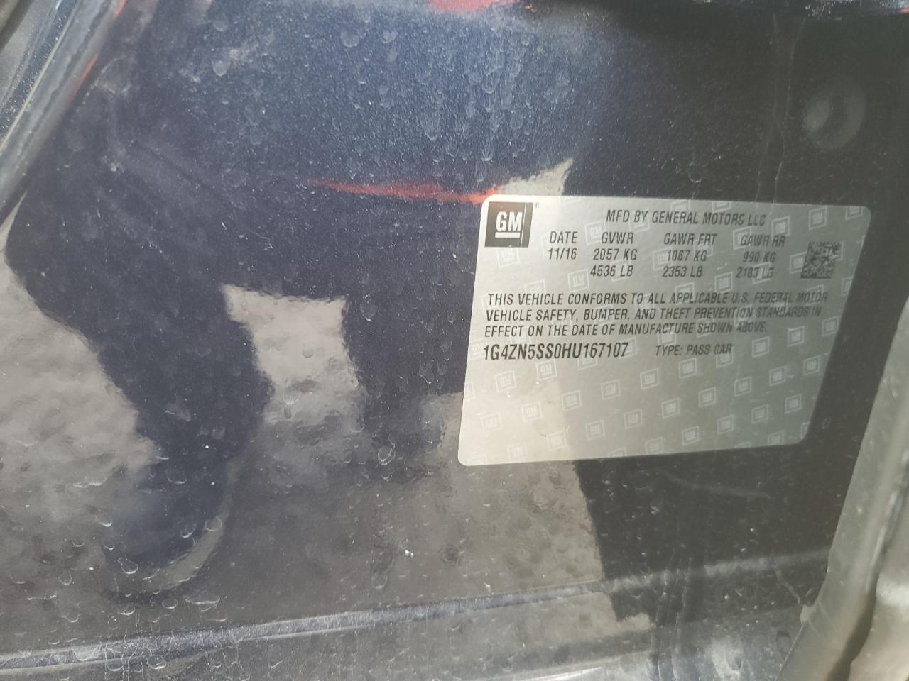 2017 Buick Lacrosse Preferred VIN: 1G4ZN5SS0HU167107 Lot: 80328115