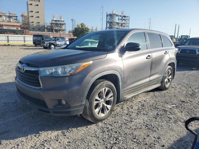  TOYOTA HIGHLANDER 2015 Srebrny
