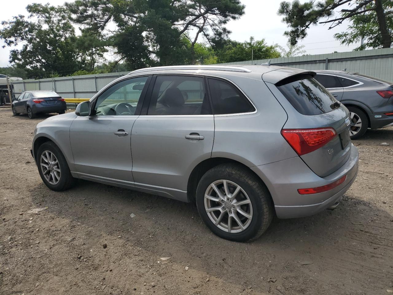 2009 Audi Q5 3.2 silver null gas WA1KK78R19A036599 photo #3