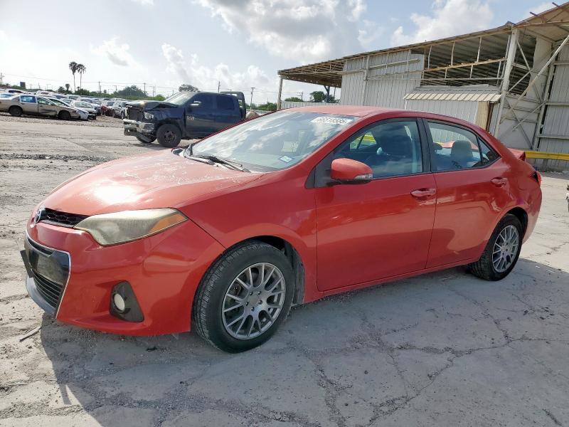  TOYOTA COROLLA 2015 Czerwony
