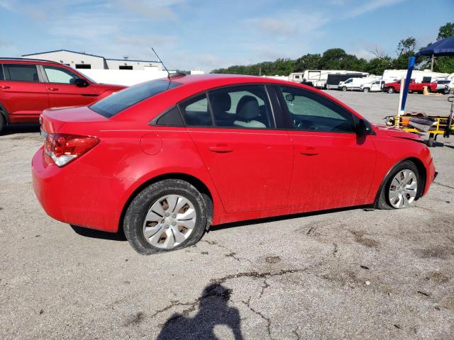 Sedans CHEVROLET CRUZE 2015 Red