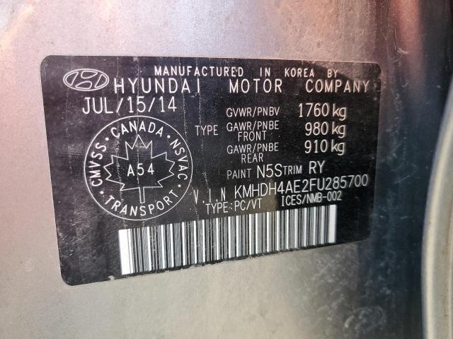 2015 HYUNDAI ELANTRA SE  