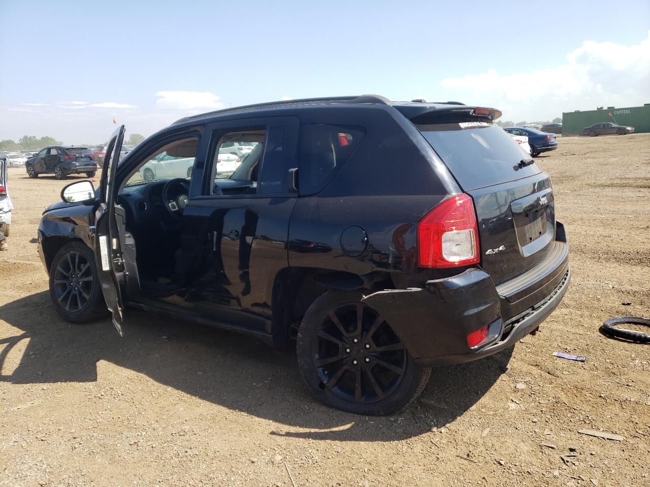 2012 Jeep Compass Latitude black null gas 1C4NJDEB8CD676438 photo #3