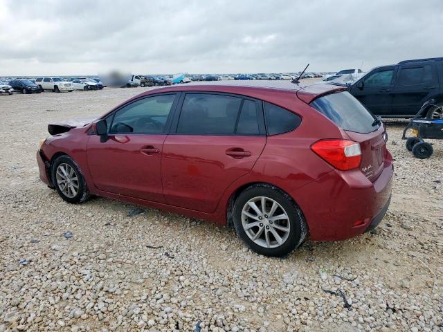  SUBARU IMPREZA 2014 Czerwony