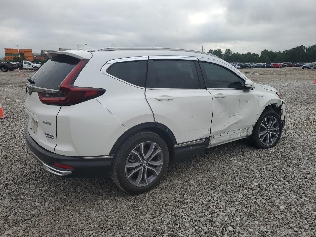 2022 Honda Cr-V Touring white null hybrid 5J6RT6H97NL053573 photo #4