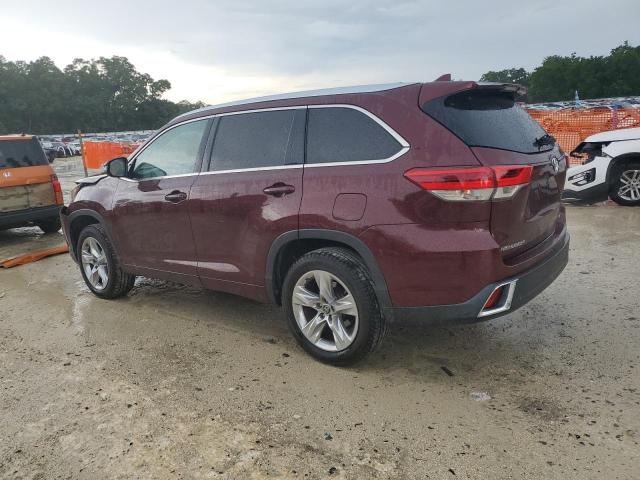  TOYOTA HIGHLANDER 2017 Фиолетовый