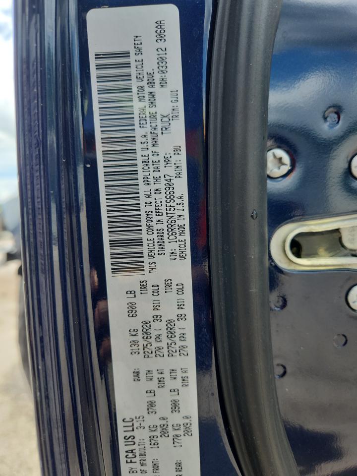 2015 Ram 1500 Laramie VIN: 1C6RR6NT5FS669047 Lot: 64804685