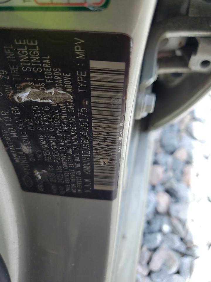 2006 Hyundai Tucson Gls VIN: KM8JN12DX6U456175 Lot: 63941945