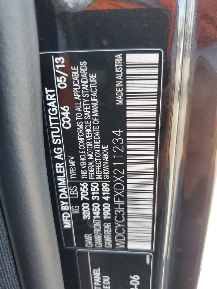 WDCYC3HFXDX211234 2013 Mercedes-Benz G 550