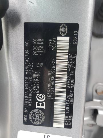 2021 TOYOTA CAMRY SE  