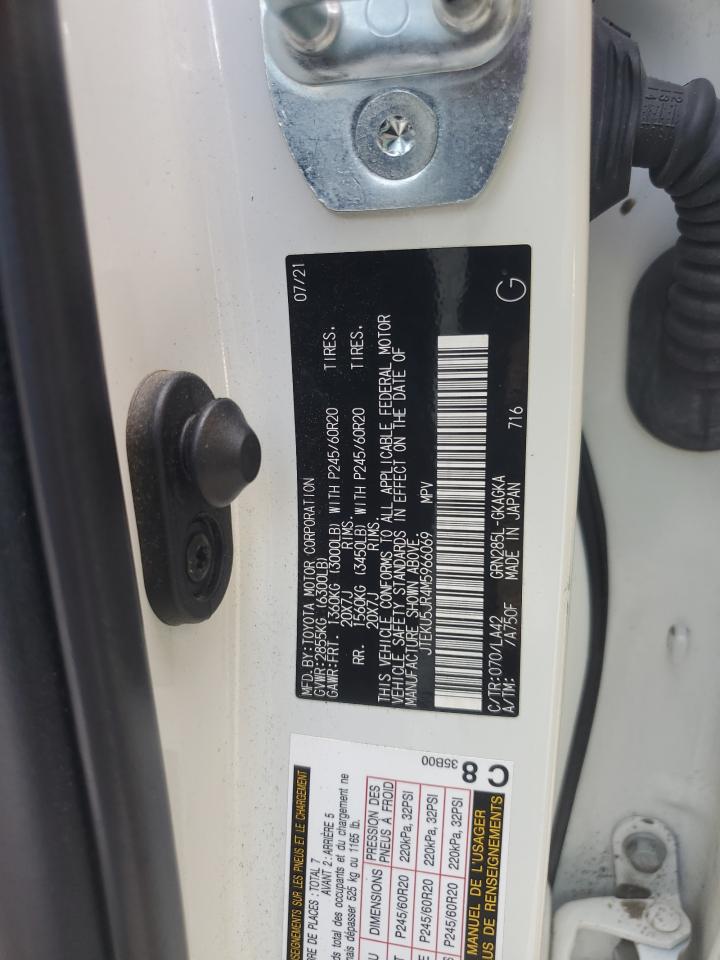 2021 Toyota 4Runner Trail VIN: JTEKU5JR4M5966069 Lot: 63809715