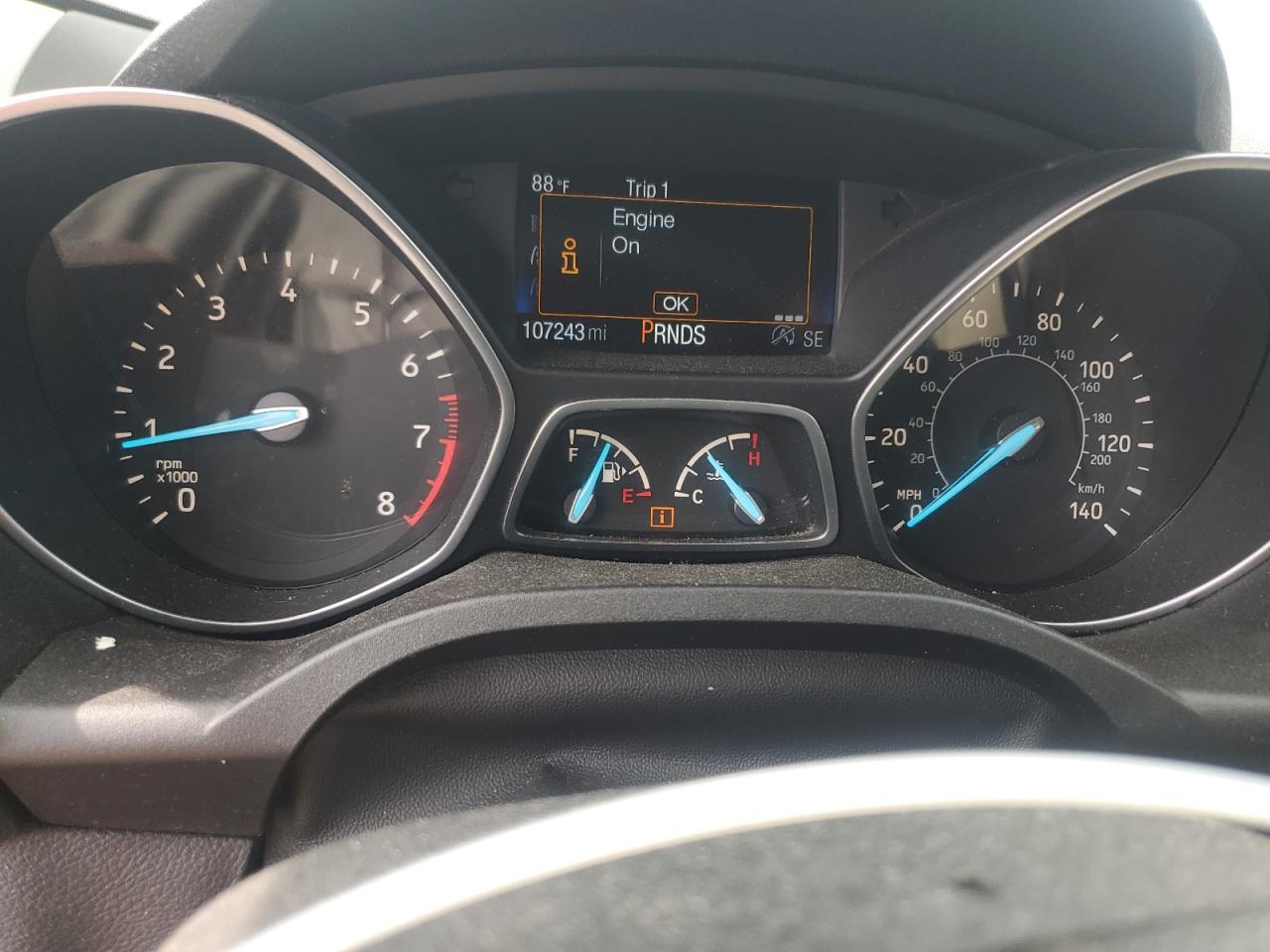 2017 Ford Escape Se VIN: 1FMCU0GD6HUD02919 Lot: 64956395