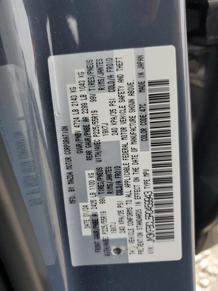 2024 Mazda Cx-5 Preferred VIN: JM3KFBCL5R0459943 Lot: 64937305