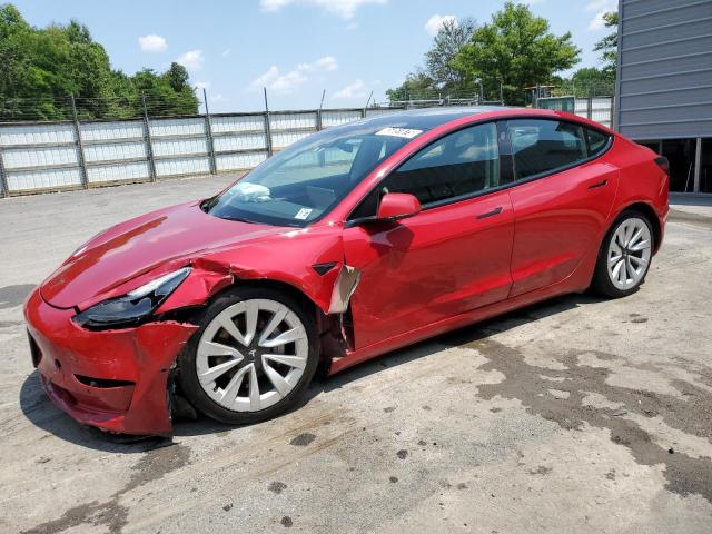  TESLA MODEL 3 2022 Czerwony
