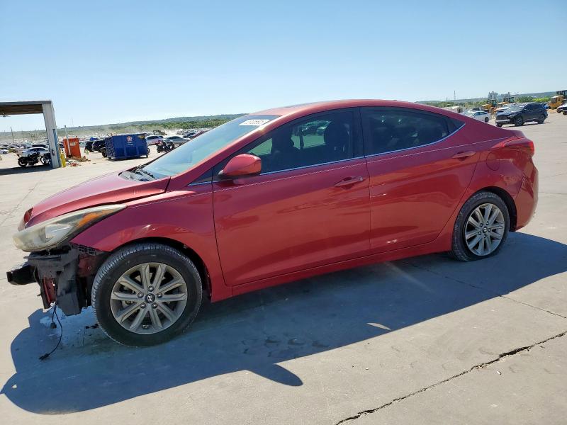  HYUNDAI ELANTRA 2015 Red
