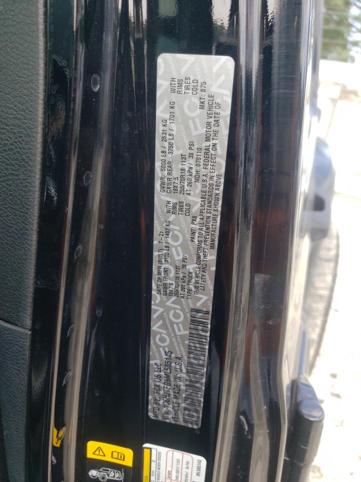 2021 Jeep Gladiator Overland VIN: 1C6HJTFG9ML585145 Lot: 64464915