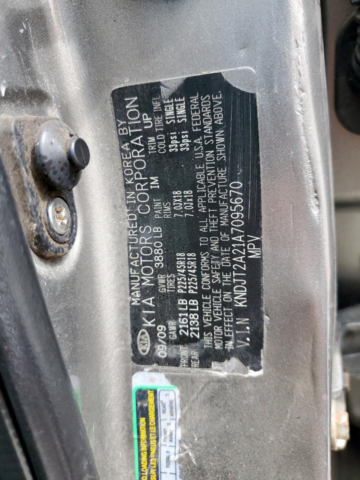 2010 Kia Soul + VIN: KNDJT2A21A7095670 Lot: 63458265