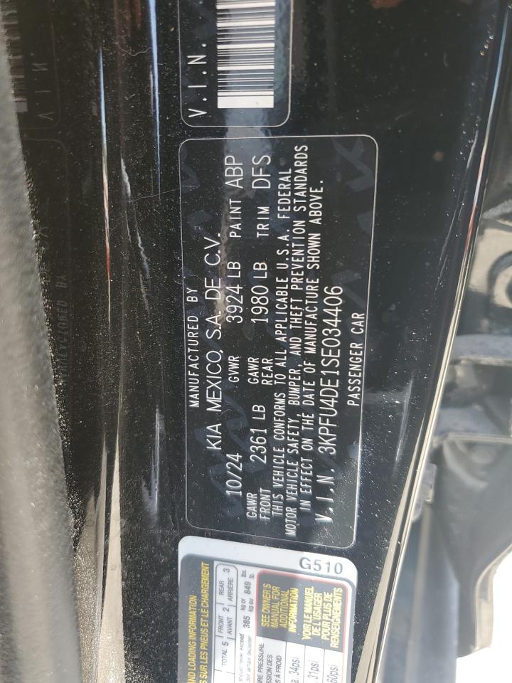 2025 Kia K4 Ex VIN: 3KPFU4DE1SE034406 Lot: 66878175