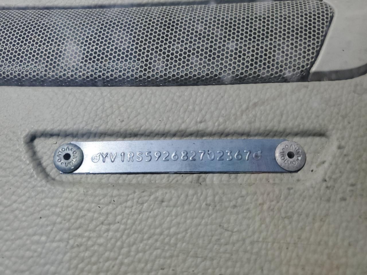 2008 Volvo S60 2.5T VIN: YV1RS592682702367 Lot: 66174275