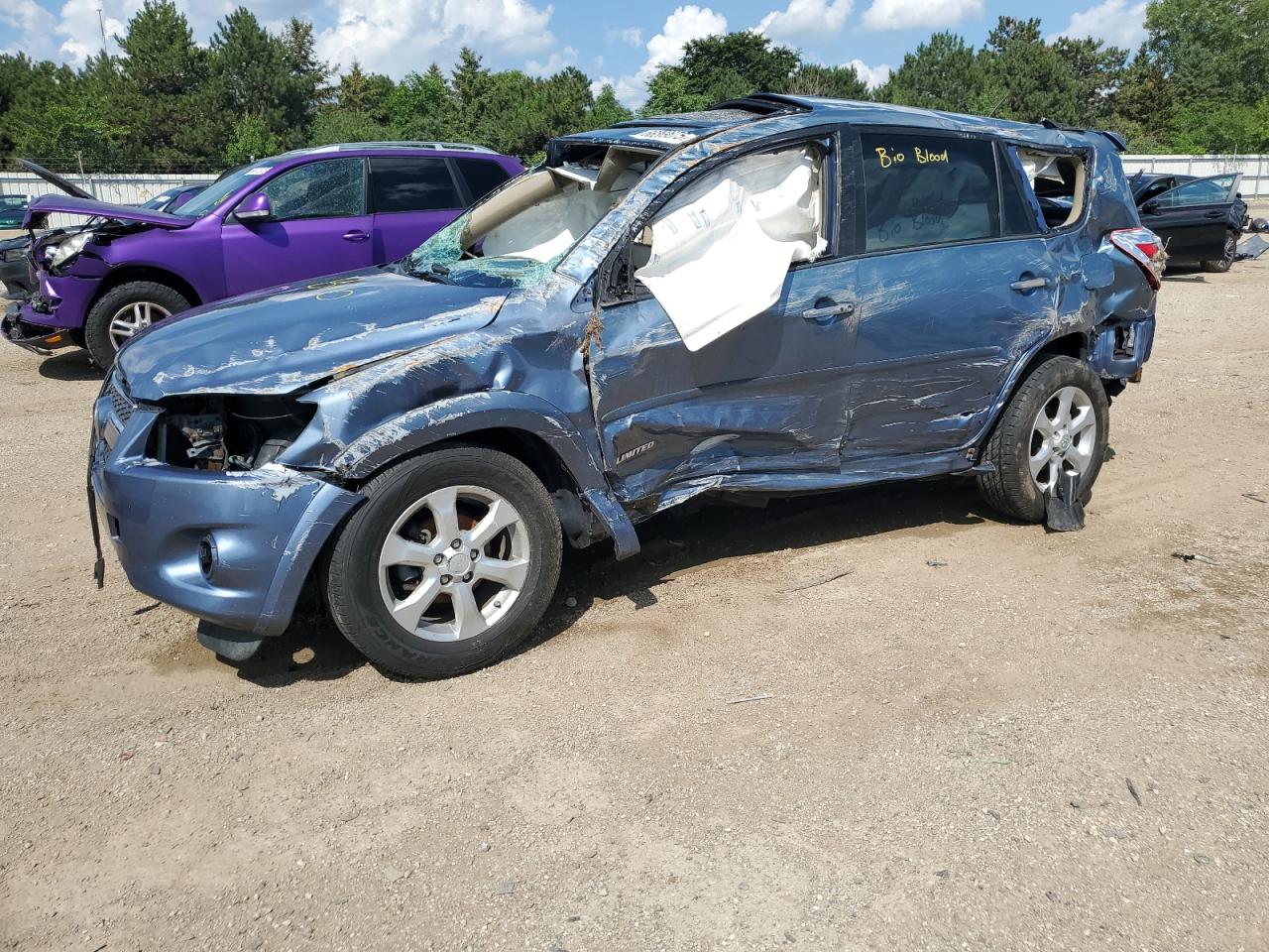 2010 Toyota Rav4 Limited blue null gas 2T3YF4DV9AW031632 photo #1