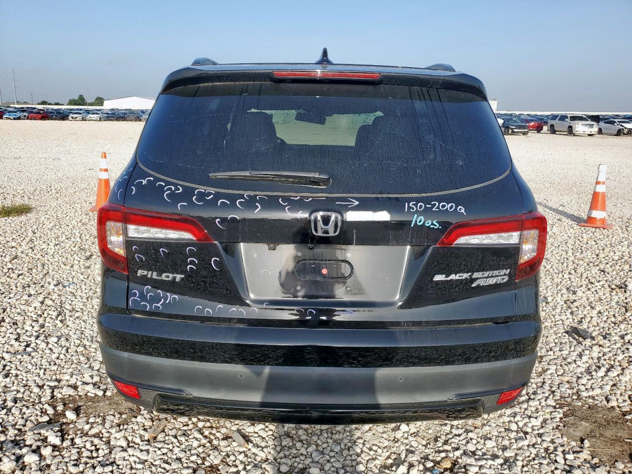 2022 Honda Pilot Black VIN: 5FNYF6H74NB023599 Lot: 64214835