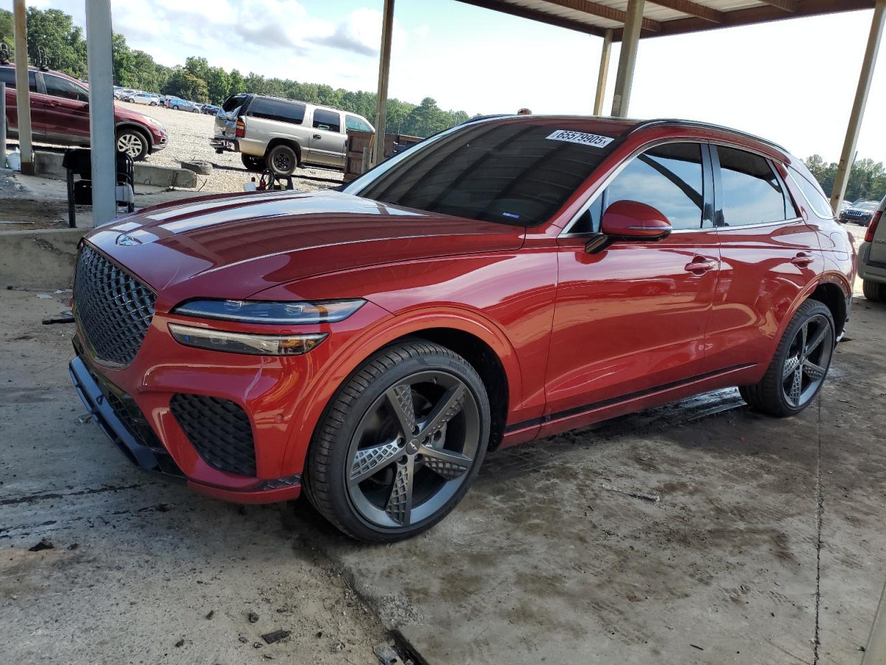 2022 Genesis Gv70 Base red null gas KMUMADTB2NU046655 photo #1