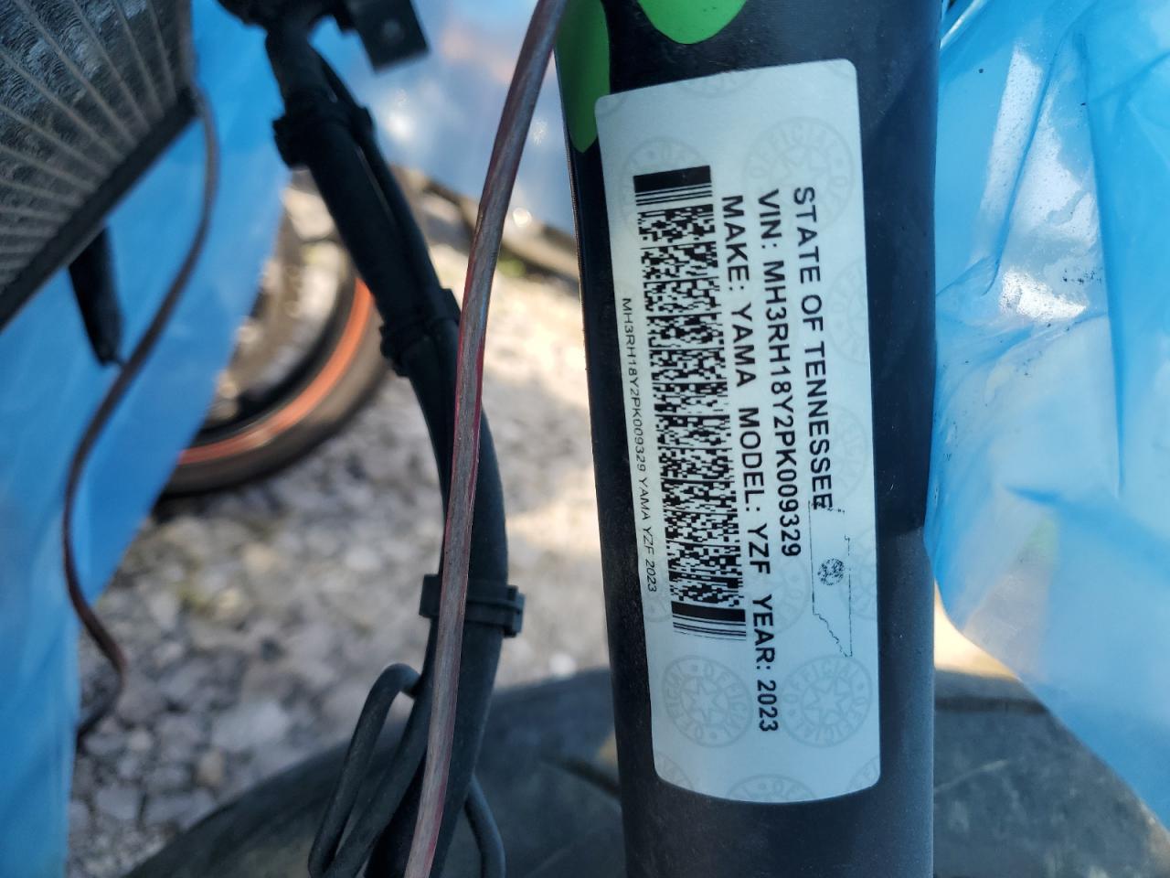 2023 Yamaha Yzfr3 A VIN: MH3RH18Y2PK009329 Lot: 57225925