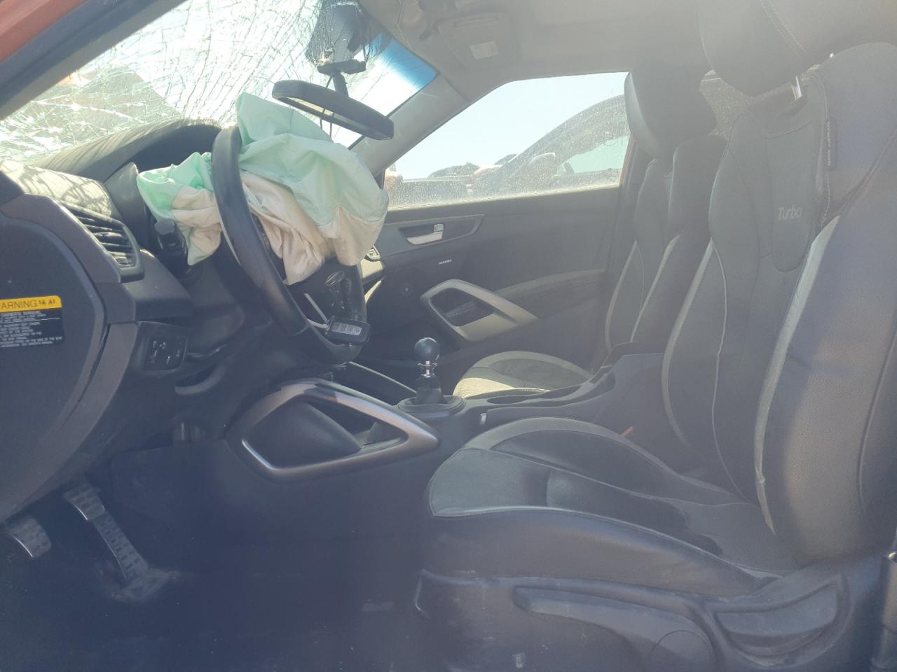 2015 Hyundai Veloster Turbo VIN: KMHTC6AE9FU243241 Lot: 60827945
