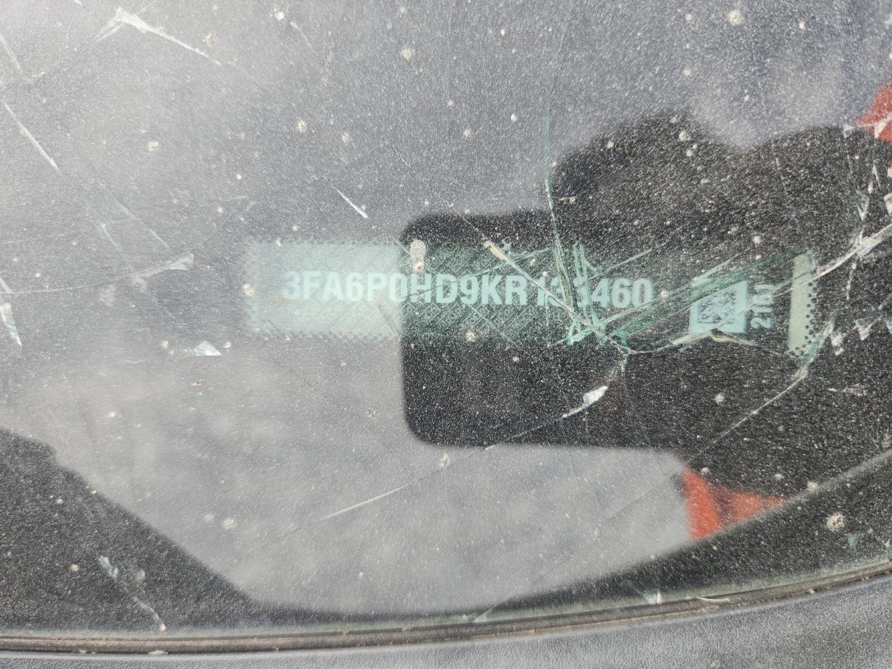 2019 Ford Fusion Se VIN: 3FA6P0HD9KR133460 Lot: 64269985