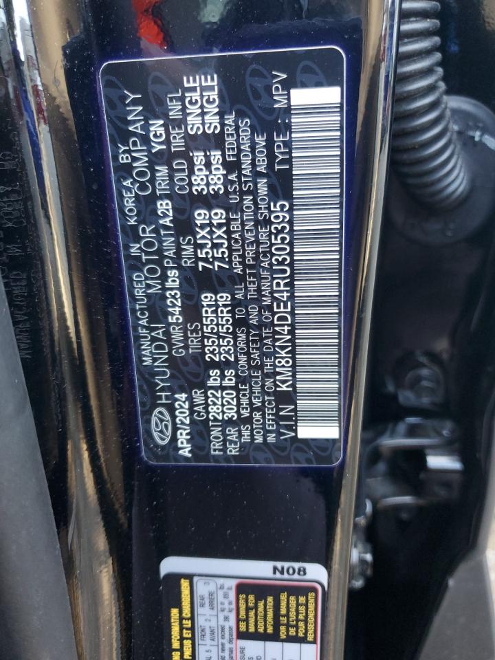 2024 Hyundai Ioniq 5 Sel VIN: KM8KN4DE4RU305395 Lot: 62890005