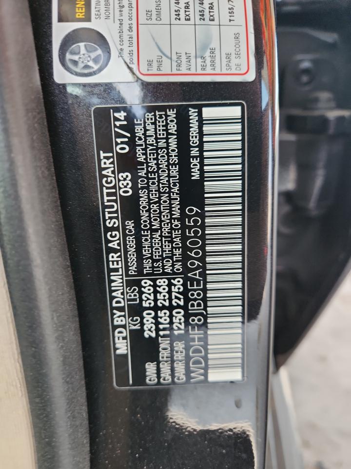 2014 Mercedes-Benz E 350 4Matic VIN: WDDHF8JB8EA960559 Lot: 64367345