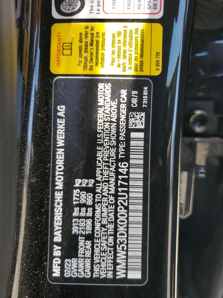 wmw53dk00p2u17146 WMW53DK00P2U17146 2023 Mini Cooper S