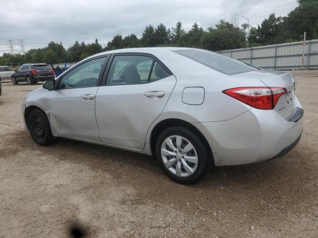  TOYOTA COROLLA 2015 Srebrny