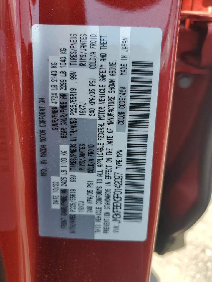 2023 Mazda Cx-5 Premium Plus VIN: JM3KFBEM3P0142097 Lot: 64838435