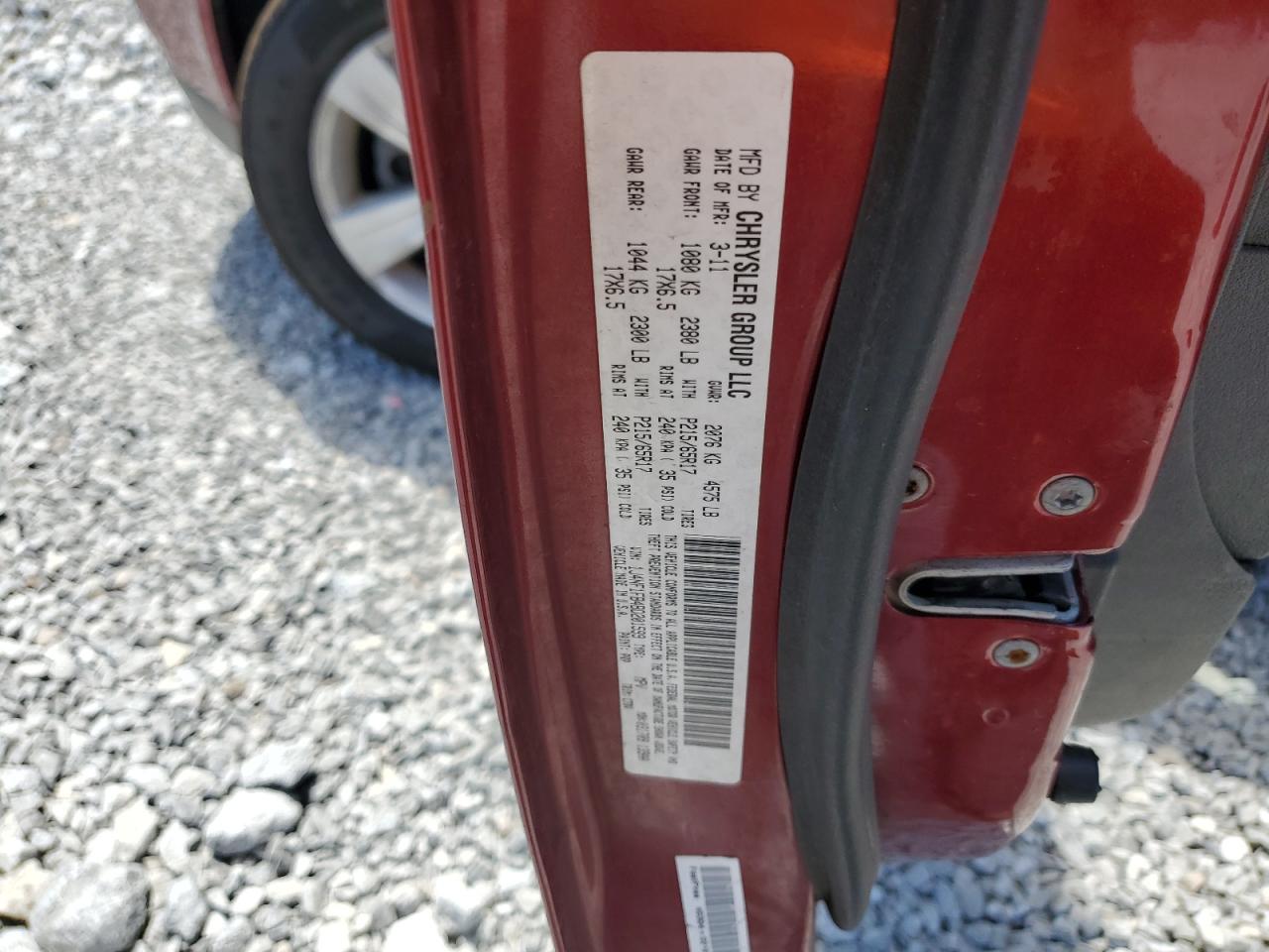 2011 Jeep Compass Sport VIN: 1J4NF1FB4BD201599 Lot: 63891745