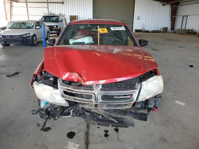  DODGE AVENGER 2012 Czerwony