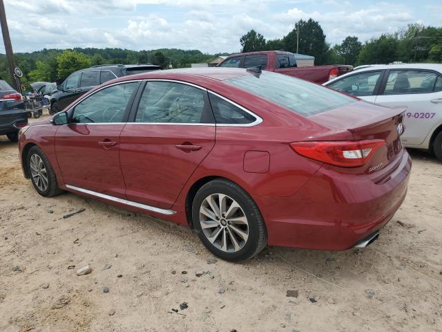  HYUNDAI SONATA 2015 Червоний