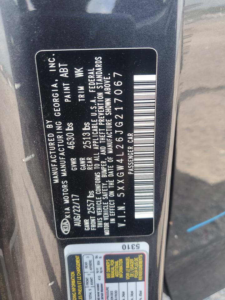 5xxgw4l26jg217067 5XXGW4L26JG217067 2018 Kia Optima Sx
