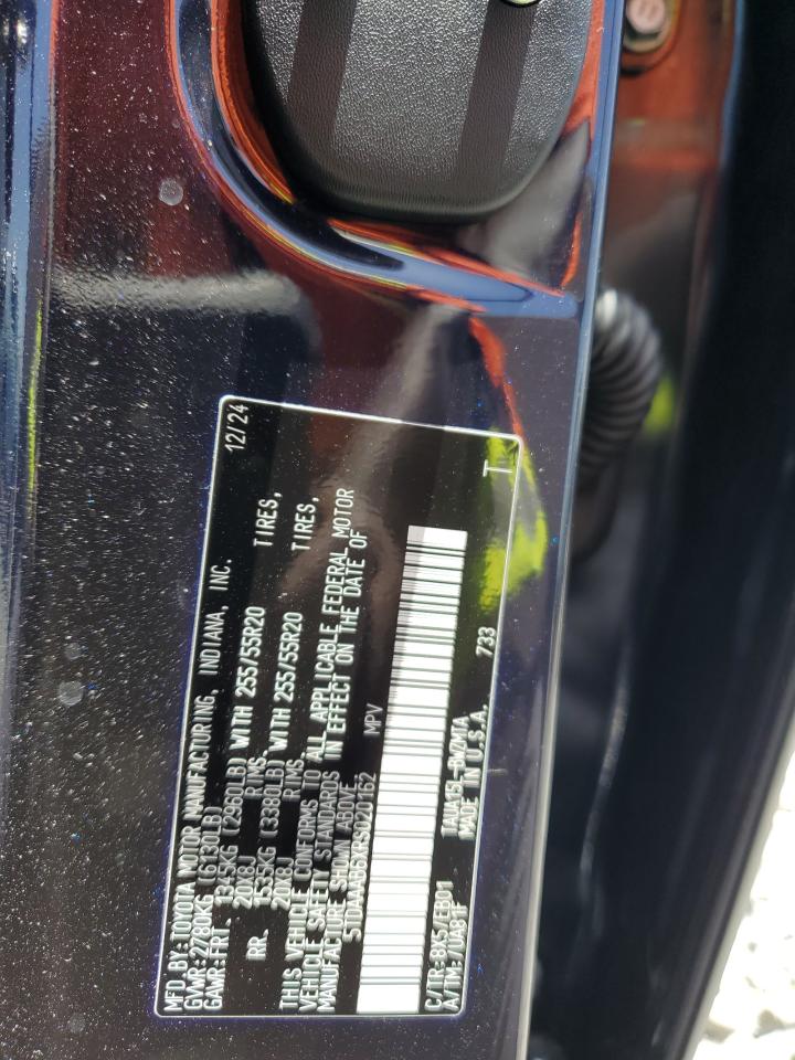 2024 Lexus Tx 350 Base VIN: 5TDAAAB6XRS020162 Lot: 63006415