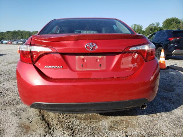  TOYOTA COROLLA 2016 Красный