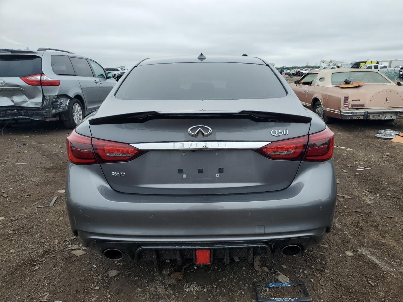 2021 Infiniti Q50 Luxe VIN: JN1EV7BR6MM755649 Lot: 64757135