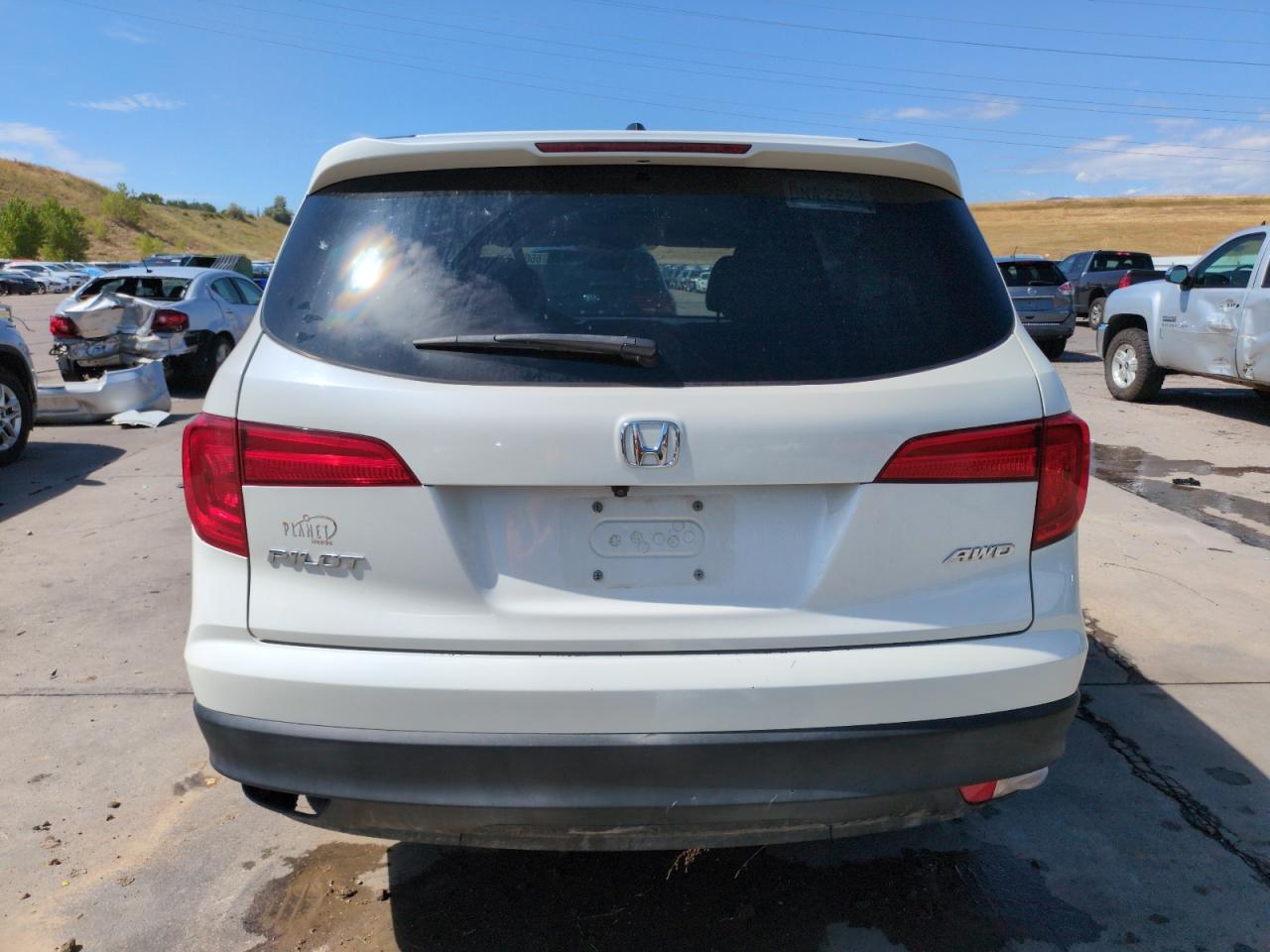 2016 Honda Pilot Ex VIN: 5FNYF6H36GB015620 Lot: 66006375