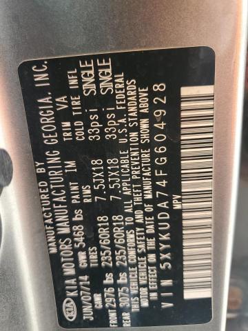 2015 KIA SORENTO EX  