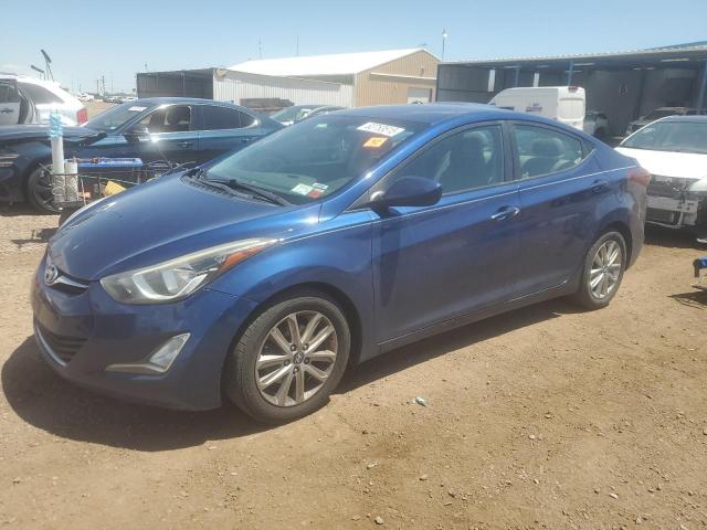  HYUNDAI ELANTRA 2015 Granatowy