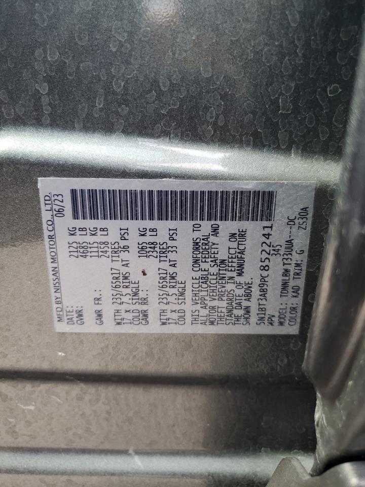 5N1BT3AB9PC852241 NISSAN ROGUE 2023