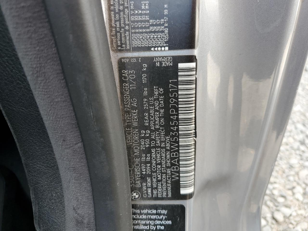 wbabw53454pj95171 WBABW53454PJ95171 2004 BMW 330 Ci
