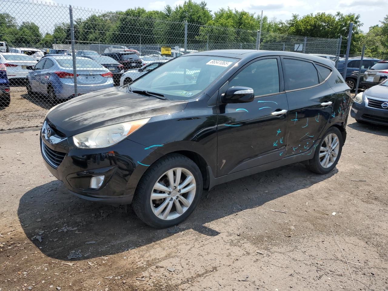 2013 Hyundai Tucson Gls VIN: KM8JUCAC6DU665692 Lot: 66541065